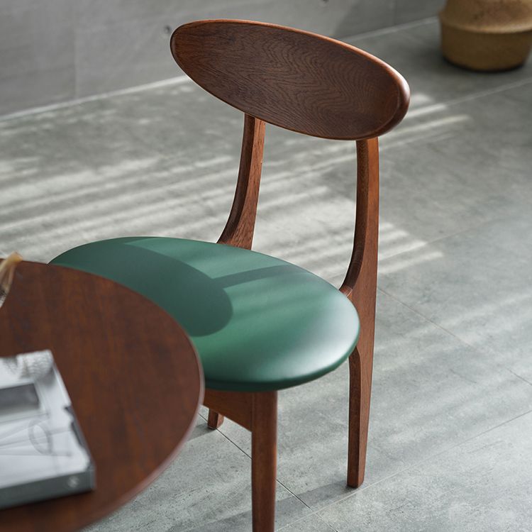 Scandinavian Style Wood Dining Side Chair Open Back Dining Side Chairs for Home Use Clearhalo ' kitchen&dining_furn' 'Dining Chairs' 'Dining Tables & Seating' 'dining_chair' 'furn' 'furn_dining_chair' 'Furniture' 'furniture_dining_chair' 'Kitchen & Dining Furniture' 'kitchen' 1200x1200_cfbdccff-ac64-4e52-b6c7-5bec7d3003b0