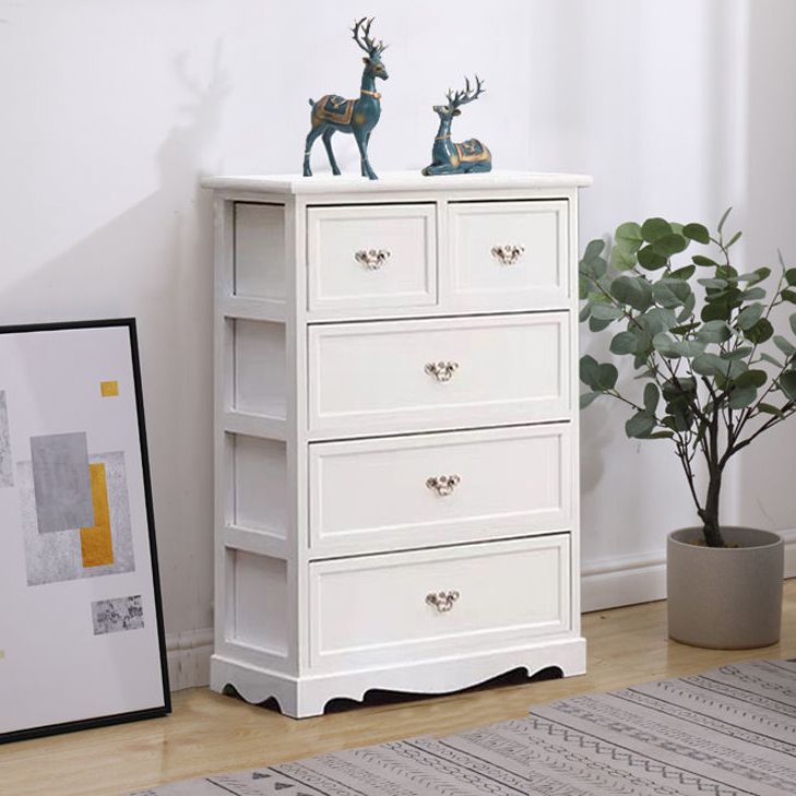 Coastal Storage Chest Solid Wood Dresser with 6/5 Drawers , 11.7 Inch W Clearhalo 'Bedroom Furniture' 'Dressers & Chests' 'dressers_chests' 'furn' 'furn_dressers_chests' 'Furniture' 1200x1200_cfbf930a-0a3d-49d1-a8db-57236a8c7379
