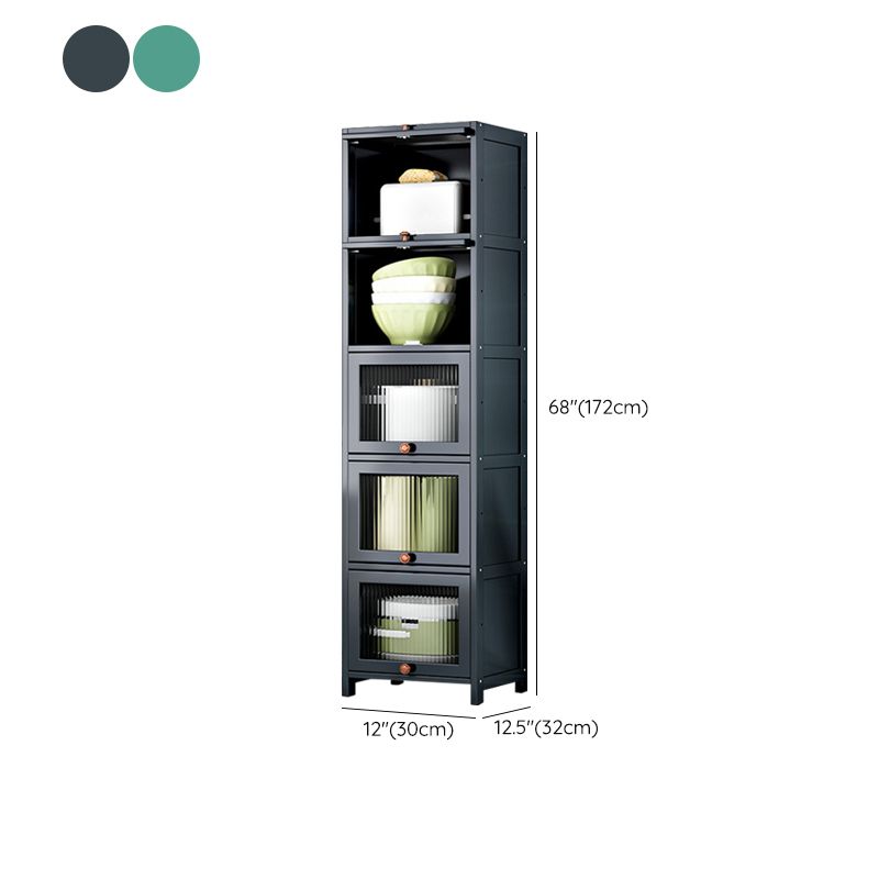 Zichtbare acryl -deurserver Bamboo Dinner Server voor woonkamer