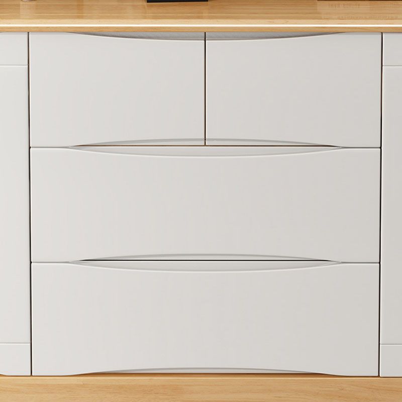 Eigentijdse massief hout dressoirs 4 laden opbergkast dressoir