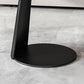 Glam Table basse ronde sur pied / 3 pieds en ardoise