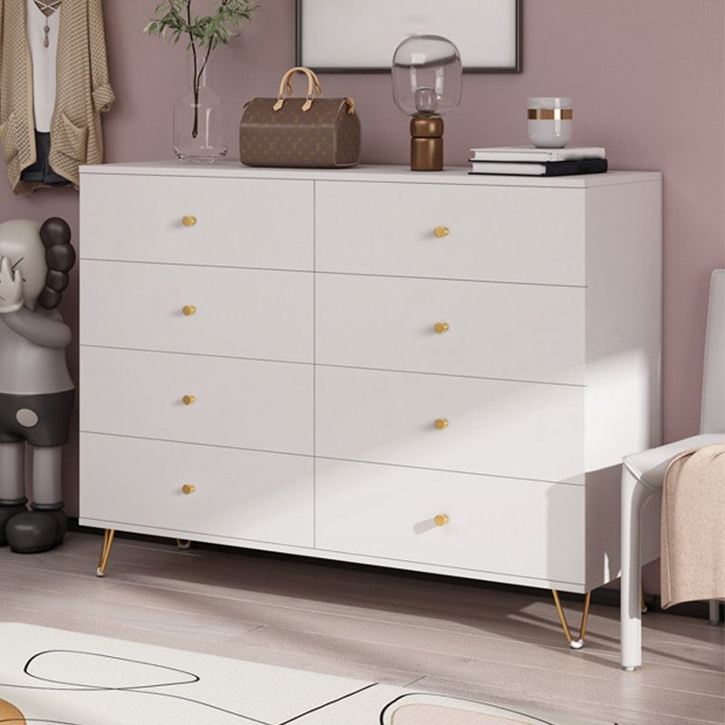 Modern Accent Chest Rectangle Accent Cabinet with Drawers in White Clearhalo 'Cabinets & Chests' 'cabinets_chests' 'furn' 'furn_cabinets_chests' 'Furniture' 'Living Room Furniture' 1200x1200_cfc4386c-fea3-4bb4-83b3-518ef11958c7