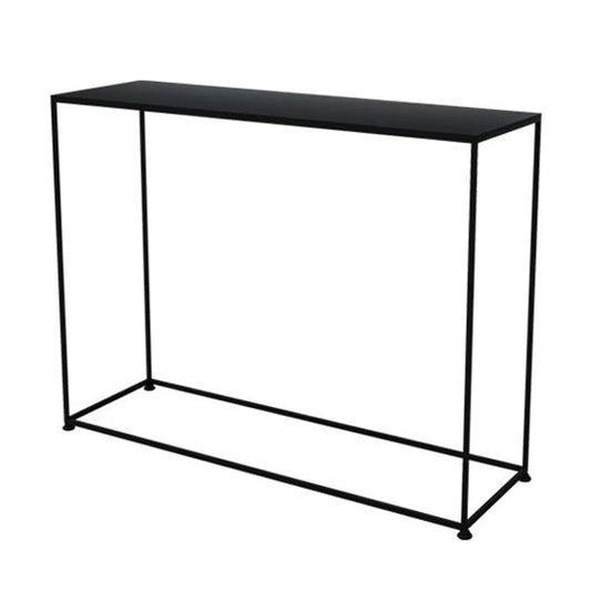Iron Modern Console Table 31.5-inch Tall End Table with Frame Base Clearhalo 'Console Tables' 'console_tables' 'Entry & Mudroom Furniture' 'furn' 'furn_console_tables' 'Furniture' 1200x1200_cfc499b8-c589-42b2-b669-a7ed5cc590a2