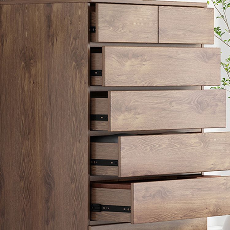 16 "W Lingerie coffre en bois vertical coffre avec tiroirs pour chambre à coucher