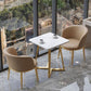 Square Wooden White Dining Table Industrial Double Pedestal Table for Dining Room Clearhalo ' dining_table' 'Dining Tables & Seating' 'Dining Tables' 'furn' 'furn_dining_table' 'Furniture' 'furniture_dining_table' 'Kitchen & Dining Furniture' 'kitchen&dining_furn' 'kitchen' 'kitchen_dining_table' 1200x1200_cfc611eb-f62a-476a-ac56-81f75a7682a5