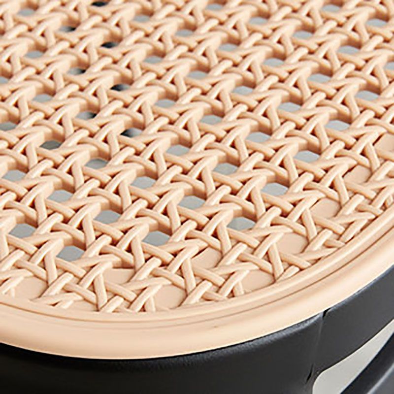 現代的なダイニングサイドチェアマット仕上げプラスチックオープンバックチェア