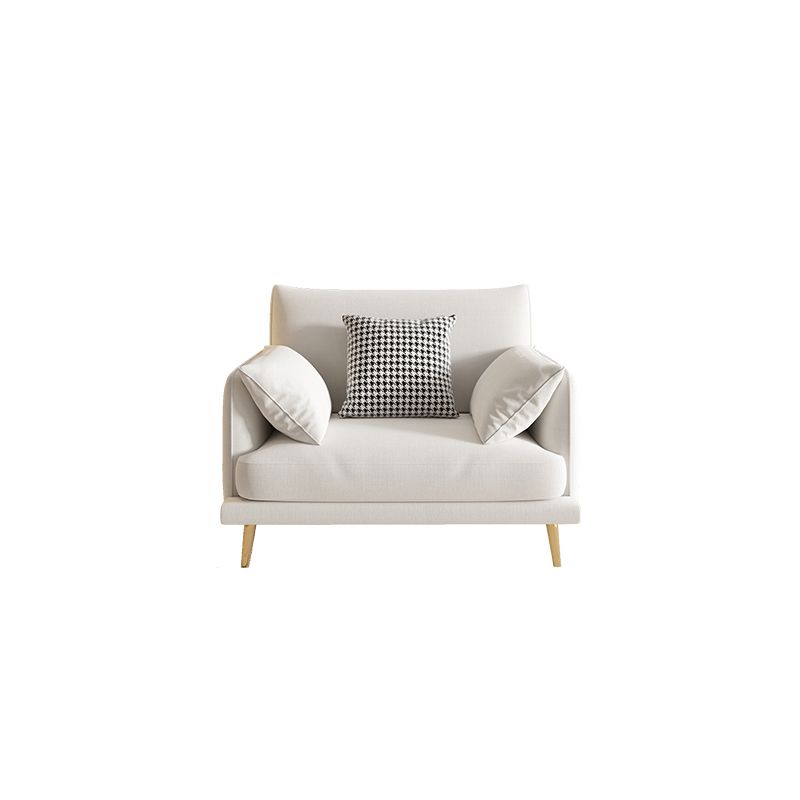 Scandinavian White Standard Sofa Squre Arm Couch with Loose Back Clearhalo 'furn' 'furn_sofas' 'Furniture' 'furniture_sofas' 'Living Room Furniture' 'Sofa' 'sofas' 1200x1200_cfca9424-d9b0-4fc0-bb67-4bcad8cd1643