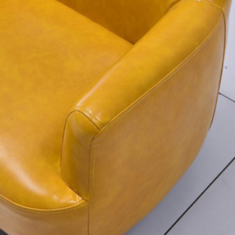 Basic Four Leg Arm Chair Arms Included Barrel Accent Chair, 20.47" W √ó 20.08" L √ó 20.47" H Clearhalo 'Accent Chairs' 'accent_chairs' 'Chairs & Seating' 'furn' 'furn_accent_chairs' 'Furniture' 'Living Room Furniture' 1200x1200_cfcb3e72-1103-4305-9a5b-9f23f5a9bbf7