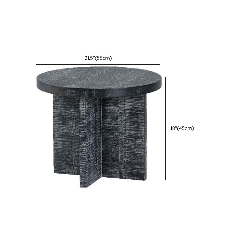 Contemporary Wooden Coffee Table Round Espresso Wood Cocktail Table Clearhalo 'Coffee & Accent Tables' 'Coffee Tables' 'coffee_tables' 'furn' 'furn_coffee_tables' 'Furniture' 'Living Room Furniture' 1200x1200_cfcb426c-1d89-40fa-84e2-c984e1e49919