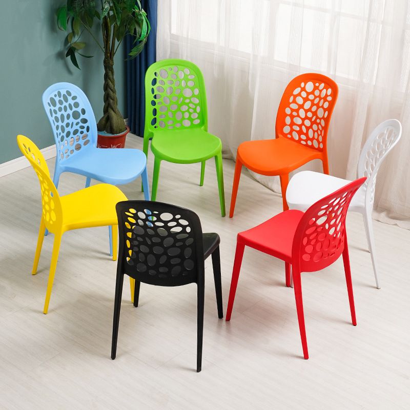 Nordic Dining Chair Plastic Dining Armless Chairs for Kitchen Clearhalo 'Dining Chairs' 'Dining Tables & Seating' 'dining_chair' 'Furniture' 'furniture_dining_chair' 'Kitchen & Dining Furniture' 1200x1200_cfcec30d-0781-4efe-907f-9afe1b58ad62