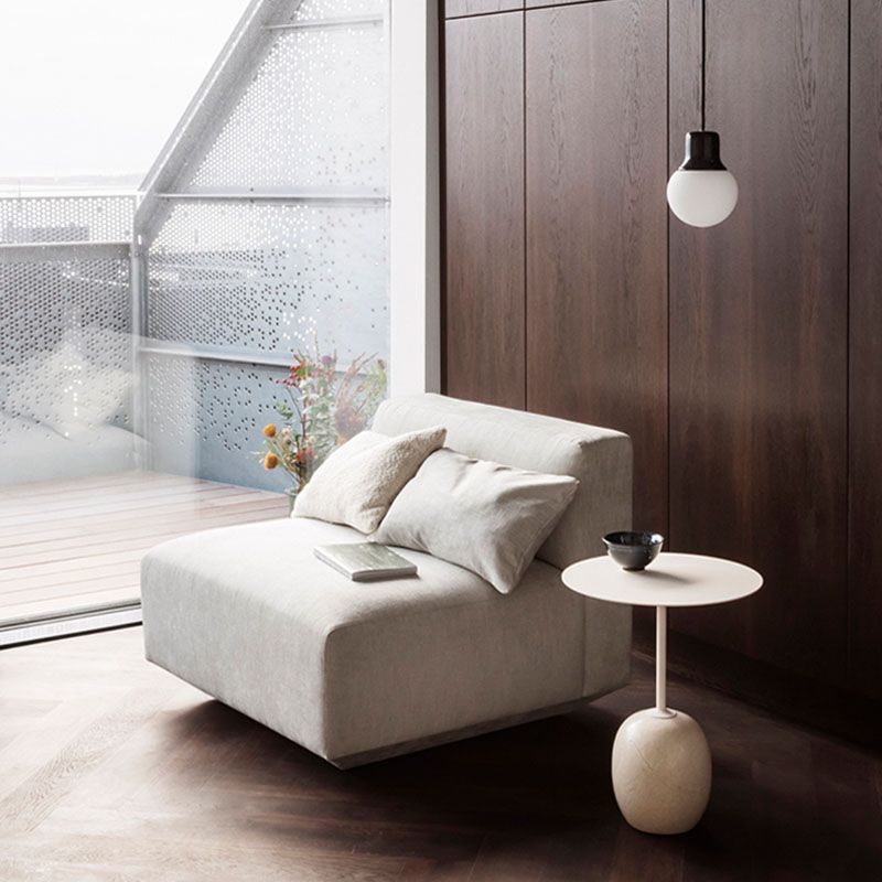 Round Metal Table Marble Pedestal Base Medieval Modern Style Side Table Clearhalo 'Coffee & Accent Tables' 'End & Side Tables' 'end_side_tables' 'furn' 'furn_end_side_tables' 'Furniture' 'Living Room Furniture' 1200x1200_cfd1ba71-a8ea-4999-9feb-cc1a220c65d3