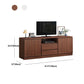 Mobile TV tradizionale H da 58 pollici, supporto TV in legno con 2 ante
