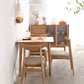 Square 4 Legs Industrial Dining Table Wood Color Fixed Table with Solid Wood Clearhalo ' dining_table' 'Dining Tables & Seating' 'Dining Tables' 'furn' 'furn_dining_table' 'Furniture' 'furniture_dining_table' 'Kitchen & Dining Furniture' 'kitchen&dining_furn' 'kitchen' 'kitchen_dining_table' 1200x1200_cfd236f8-eb95-4ee3-9c86-a0422d03cfaf
