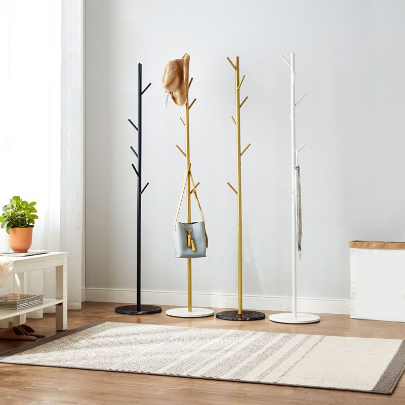 Tree per sala d'ingresso di ferro moderna 66,92 "H gancio di cappotto per soggiorno