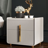 Mobile moderno comodino da letto in legno massiccio con cassetti