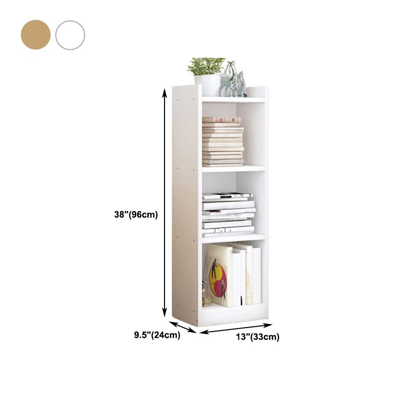 Estantería de madera cerrada estantería de esquina de casa minimalista moderna