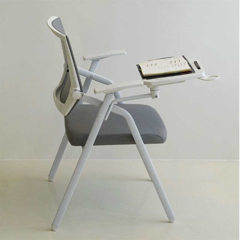 Contemporary Fixed Arms Conference Chair Mesh-back Task Chair for Office Clearhalo 'furn' 'furn_office_chair' 'Furniture' 'Office Chairs' 'Office Furniture' 'office_chair' 1200x1200_cfd48a04-ab3f-4681-986f-a191ece533af