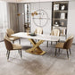 Traditional Luxury Style Dining Table White Rectangle Sintered Stone Table Clearhalo ' dining_table' 'Dining Tables & Seating' 'Dining Tables' 'furn' 'furn_dining_table' 'Furniture' 'furniture_dining_table' 'Kitchen & Dining Furniture' 'kitchen&dining_furn' 'kitchen' 'kitchen_dining_table' 1200x1200_cfd51cc1-b820-432b-bd16-545b810c18eb