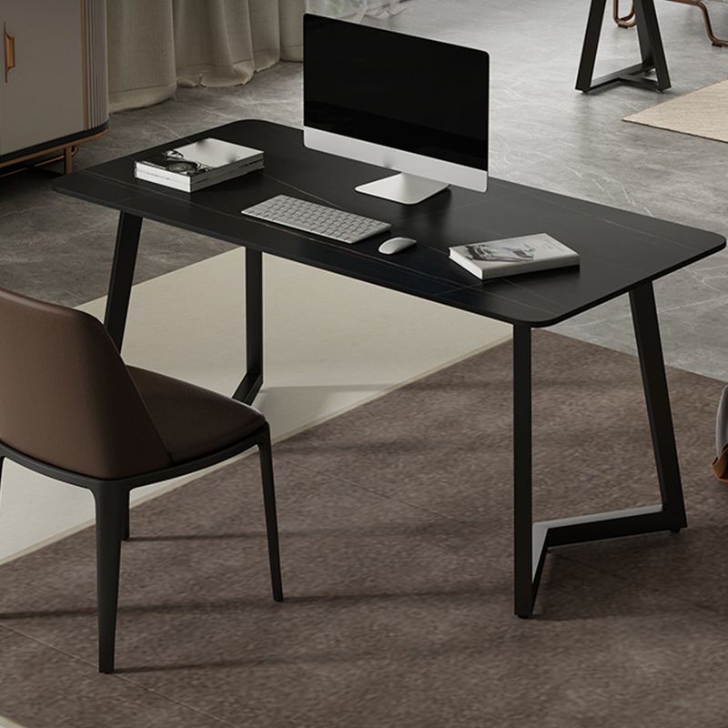 Bureau industriel rectangulaire du bureau à domicile avec des jambes en métal