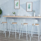 Contemporary Armless Bar Stools Wood Barstools with Footrest Clearhalo 'Bar Furniture' 'Bar Stools' 'bar_stools' 'furn' 'furn_bar_stools' 'Furniture' 'Kitchen & Dining Furniture' 1200x1200_cfd71675-7aa7-4634-b376-0e7753ecb057