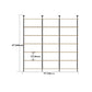 9.84"W Bookshelf Industrial Style Wall Mounted Bookcase for Home and Office