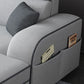 Quadratarm -Schnittsofa mit lagerungsverstellbaren Abschnitten für 4 Personen