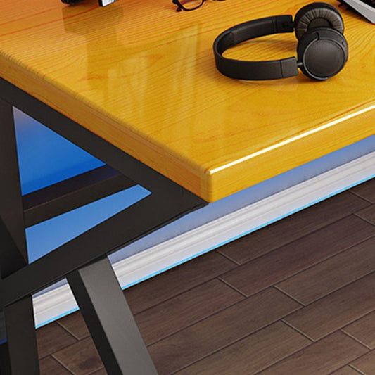 Scrivania da ufficio in legno solido industriale 29,53 "scrivania rettangolare alta