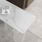 Modern White Stone Top Bistro Table with Acrylic Base for Small Places Clearhalo 'Bar Furniture' 'Bar Tables' 'bar_tables' 'furn' 'furn_bar_tables' 'Furniture' 'Kitchen & Dining Furniture' 1200x1200_cfdfc58b-1e9c-40b5-8a9a-5042a11a0126