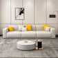Stationary Slipcovered Cotton Living Room Square Arm Loose Back Sofa Clearhalo 'furn' 'furn_sofas' 'Furniture' 'Living Room Furniture' 'Sofa' 'sofas' 1200x1200_cfe13655-b5b7-4cb0-9aef-a3ec73d44133