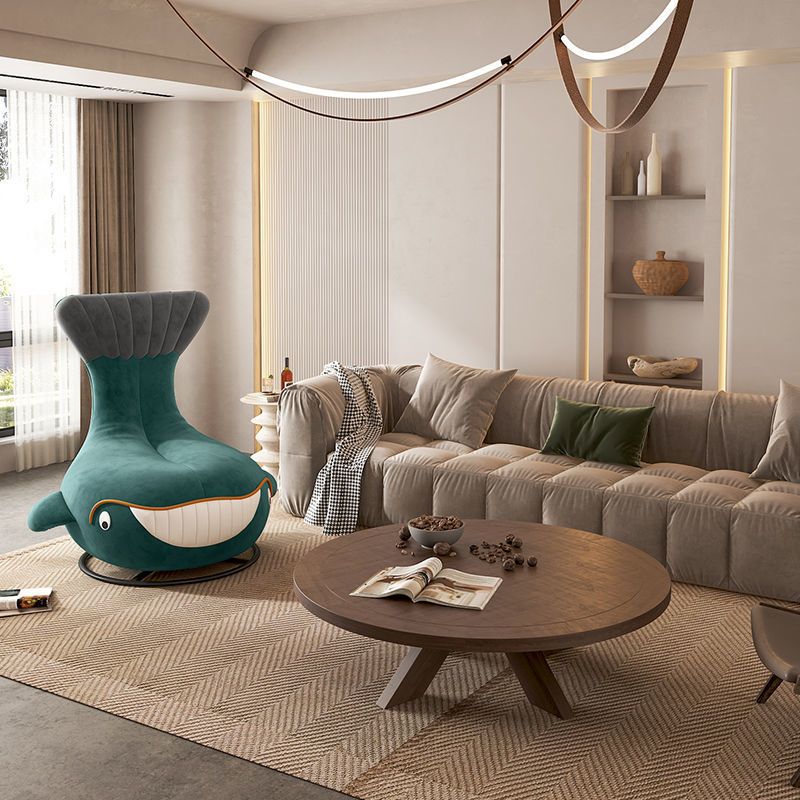 Azzurità imbottita contemporanea con sedia Parsons delle gambe nere