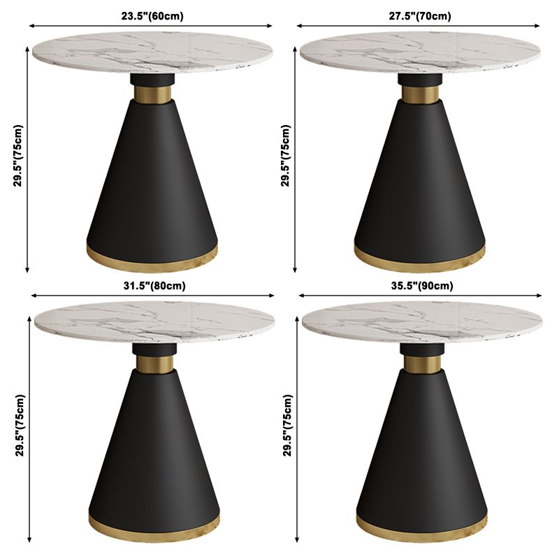 Metal Traditional Luxury Round Indoor Table Sintered Stone Table with Pedestal Base Clearhalo ' dining_table' 'Dining Tables & Seating' 'Dining Tables' 'furn' 'furn_dining_table' 'Furniture' 'furniture_dining_table' 'Kitchen & Dining Furniture' 'kitchen&dining_furn' 'kitchen' 'kitchen_dining_table' 1200x1200_cfe35e00-ebfb-40ff-ada9-68821f06612b