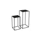 Contemporary Square Iron Side Table Simple Frame Sofa Side Table
