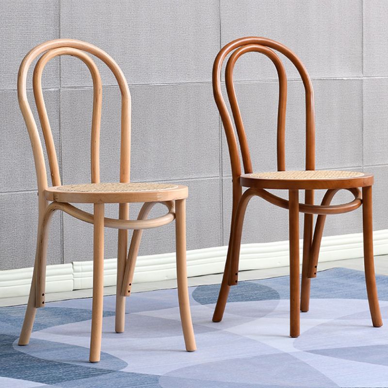 Industriële keuken eetstoelen vaste houten windsor achterkant stoel