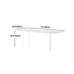 Designer Home Table and Chairs 1/4/5 Pieces Acrylic Dining Room Set Clearhalo 'Dining Room Sets' 'Dining Tables & Seating' 'dining_room_set' 'furn' 'furn_dining_room_set' 'Furniture' 'Kitchen & Dining Furniture' 1200x1200_cfe57338-afc7-4629-be34-fbdf91b15a0a