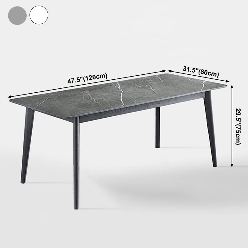 Industrial Rectangle Dining Table for Restaurant Sintered Stone Top Table with 4 Legs Clearhalo ' dining_table' 'Dining Tables & Seating' 'Dining Tables' 'furn' 'furn_dining_table' 'Furniture' 'furniture_dining_table' 'Kitchen & Dining Furniture' 'kitchen&dining_furn' 'kitchen' 'kitchen_dining_table' 1200x1200_cfe5fb42-b01b-45ec-9968-3e15c17a31f1