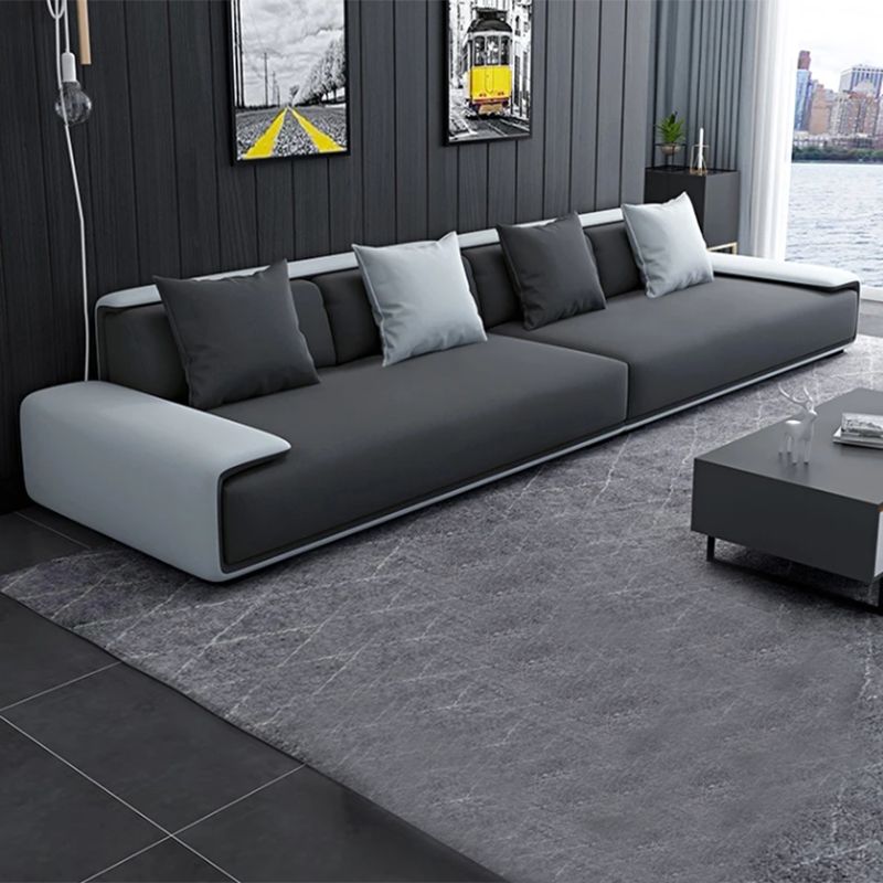 Divano senza braccio 35.43 "d x 27,55" H divano standard con cuscino per soggiorno