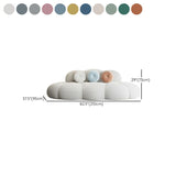 Sofá sin brazo de 3 plazas contemporáneo 28.74 "para sala de estar para sala de estar