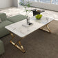 Rectangle Cocktail Table Trestle Slate Top Coffee or End Table