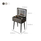 Glam Mirrored Glass Vanity Desk 3 Drawer Vanity Dressing Table Clearhalo 'Bedroom Furniture' 'furn' 'furn_makeup_vanities' 'Furniture' 'Makeup Vanities' 'makeup_vanities' 1200x1200_cfe816a4-265e-4b4c-8388-d00ffc86b77a