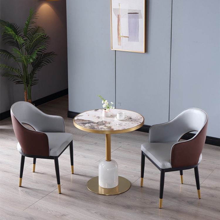 Metal Traditional Luxury Dining Table Sintered Stone Dining Table with Pedestal Clearhalo ' dining_table' 'Dining Tables & Seating' 'Dining Tables' 'furn' 'furn_dining_table' 'Furniture' 'furniture_dining_table' 'Kitchen & Dining Furniture' 'kitchen&dining_furn' 'kitchen' 'kitchen_dining_table' 1200x1200_cfea2024-7d75-44e4-9963-b7c8068e0fe5