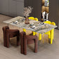 Minimalism Stone Table for Restaurant Rectangle Table with Acrylic Pedestal Clearhalo 'Dining Tables & Seating' 'Dining Tables' 'dining_table' 'furn' 'furn_dining_table' 'Furniture' 'furniture_dining_table' 'Kitchen & Dining Furniture' 'kitchen' 'kitchen_dining_table' 1200x1200_cfed365d-64c5-4768-8b24-3d1d2bb4e1f6