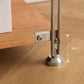 Open Back Horizontal Bookshelf Contemporary Solid Wood Bookshelf for Office