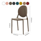 Scandinavian Plastic Armless Dining Chairs Stackable Dining Side Chairs (Set of 4) Clearhalo ' kitchen&dining_furn' 'Dining Chairs' 'Dining Tables & Seating' 'dining_chair' 'furn' 'furn_dining_chair' 'Furniture' 'furniture_dining_chair' 'Kitchen & Dining Furniture' 'kitchen' 1200x1200_cff1bd17-ed9b-416e-8c4a-26b8f0585ae4