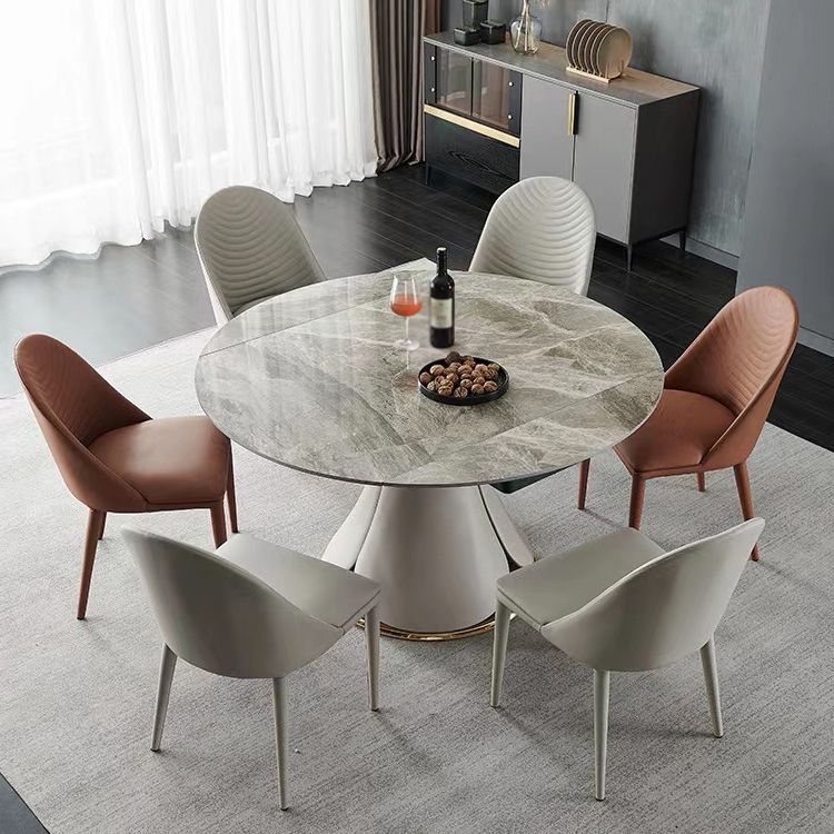 Contemporary Style Metal Dining Chair Parsons Armless Dining Side Chairs for Kitchen Clearhalo ' kitchen&dining_furn' 'Dining Chairs' 'Dining Tables & Seating' 'dining_chair' 'furn' 'furn_dining_chair' 'Furniture' 'furniture_dining_chair' 'Kitchen & Dining Furniture' 'kitchen' 1200x1200_cff300b0-e4fe-4790-b12f-eb56d5174909