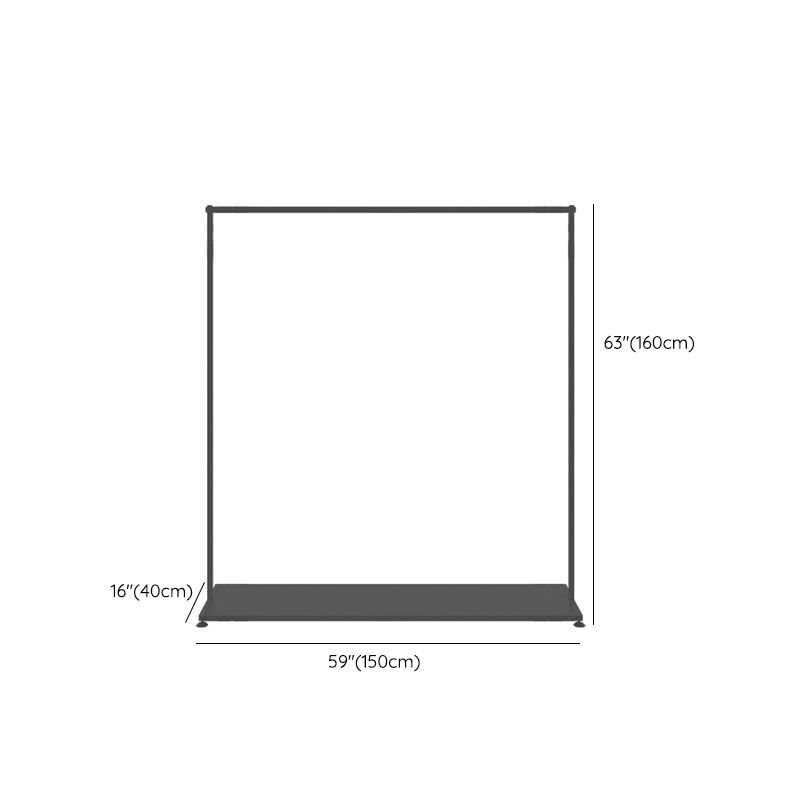 Approfilo in metallo nero stile moderno in stile pavimento per casa semplice appendiabiti