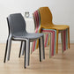 Scandinavian Armless Dining Chairs Plastic Indoor Stackable Solid Back Side Chair Clearhalo ' kitchen&dining_furn' 'Dining Chairs' 'Dining Tables & Seating' 'dining_chair' 'furn' 'furn_dining_chair' 'Furniture' 'furniture_dining_chair' 'Kitchen & Dining Furniture' 'kitchen' 1200x1200_cff72d85-6596-48fb-a2a0-33e1fa8ae764
