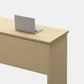 Modern Wooden Writing Desk Rectangular Desk with Shelf for Office