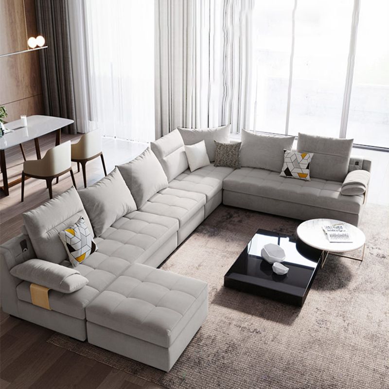 Cuscino contemporaneo Top ARM Sezione divano di divano di velluto sezionale