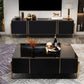Glam TV Media Stand Enclosed Storage Media Console for Living Room Clearhalo 'furn' 'furn_tv_stands_entertainment_centers' 'Furniture' 'Living Room Furniture' 'TV Stands & Entertainment Centers' 'TV Stands & Media Storage Furniture' 'tv_stands_entertainment_centers' 1200x1200_cff9014f-883c-42b2-9e2a-d9d688a084ae