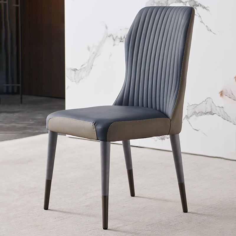 Glam Solid Wood Kitchen and Dining Room Chair Wingback Parsons Chair Clearhalo 'Dining Chairs' 'Dining Tables & Seating' 'dining_chair' 'furn' 'furn_dining_chair' 'Furniture' 'furniture_dining_chair' 'Kitchen & Dining Furniture' 1200x1200_cff96e07-35ec-4a23-9784-7492e6309bb2